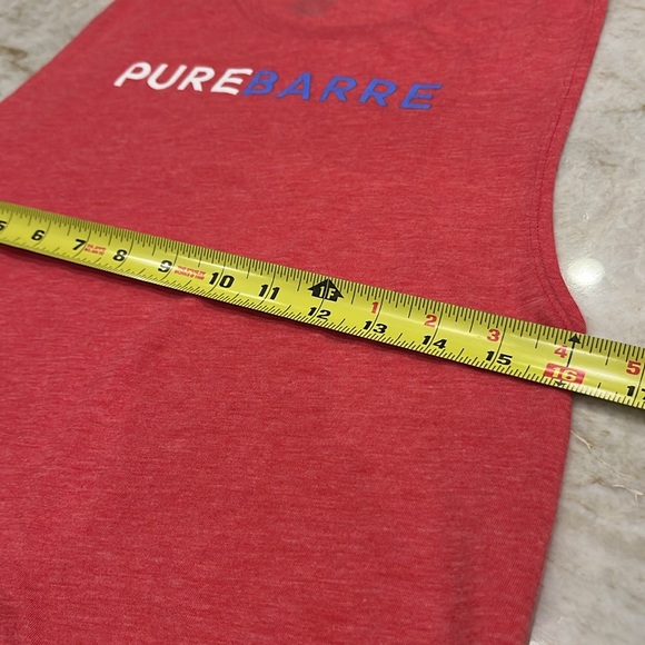 Pure Barre | Muscle Tank | Heathered Red | Medium - Picture 3 of 5